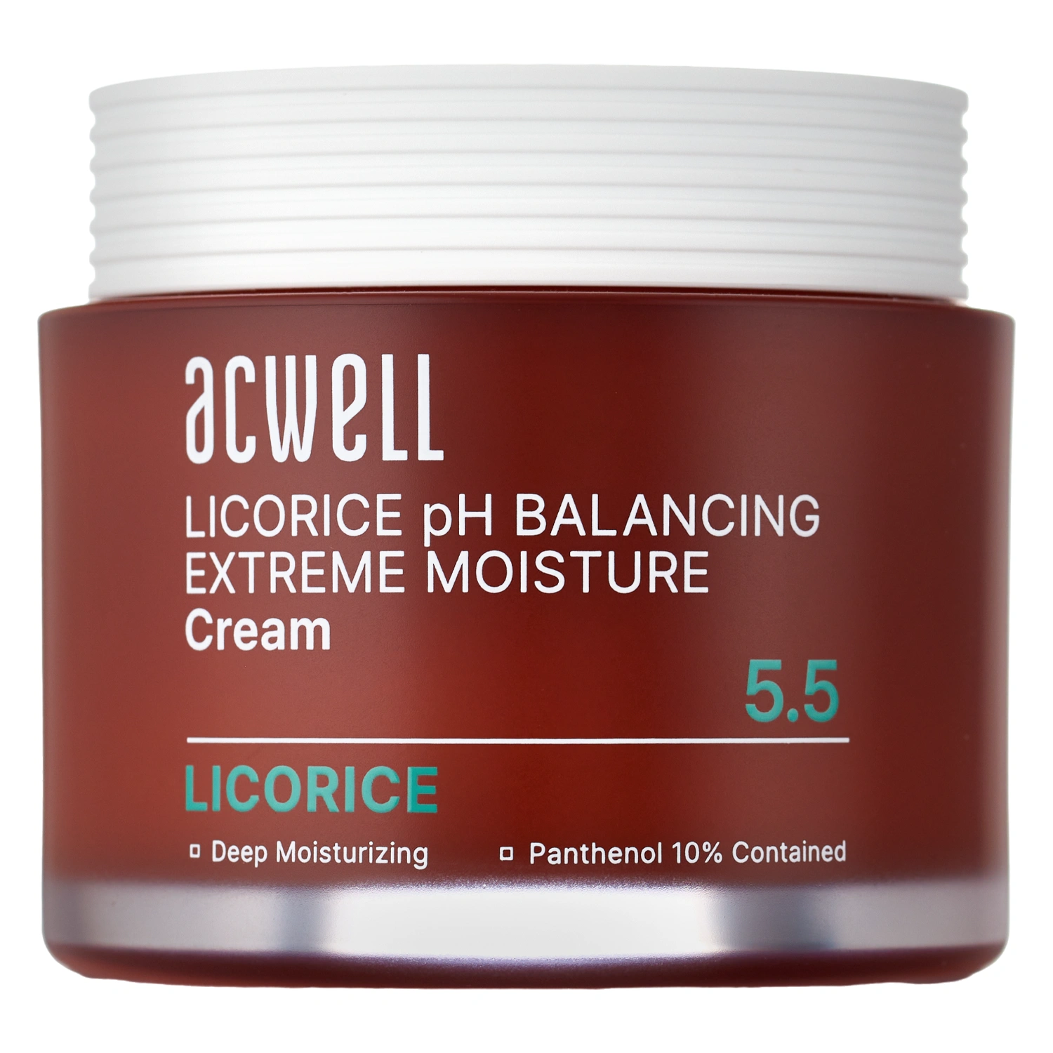 Acwell - Licorice pH Balancing Extreme Moisture Cream - Intenzív Hidratáló Arckrém - 55ml