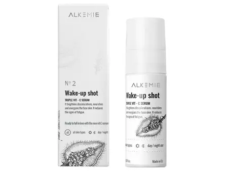 Alkmie - Wake-Up Shot! - Triple Vit-C Serum - Szérum C-vitaminnal Háromféle Formában - 30ml