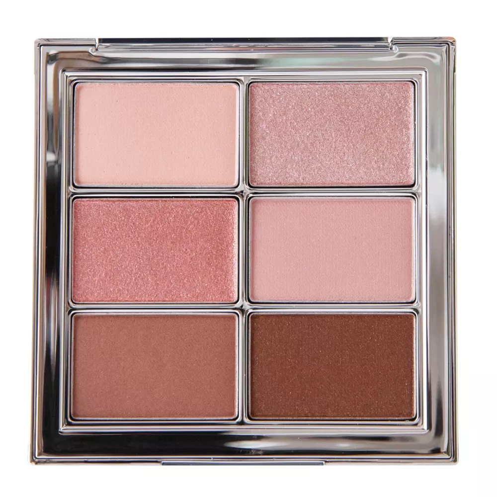 Amuse - Eye Vegan Sheer Palette - Vegán Szemhéjfesték-paletta - 02 Sheer Pink - 6x1.6g 