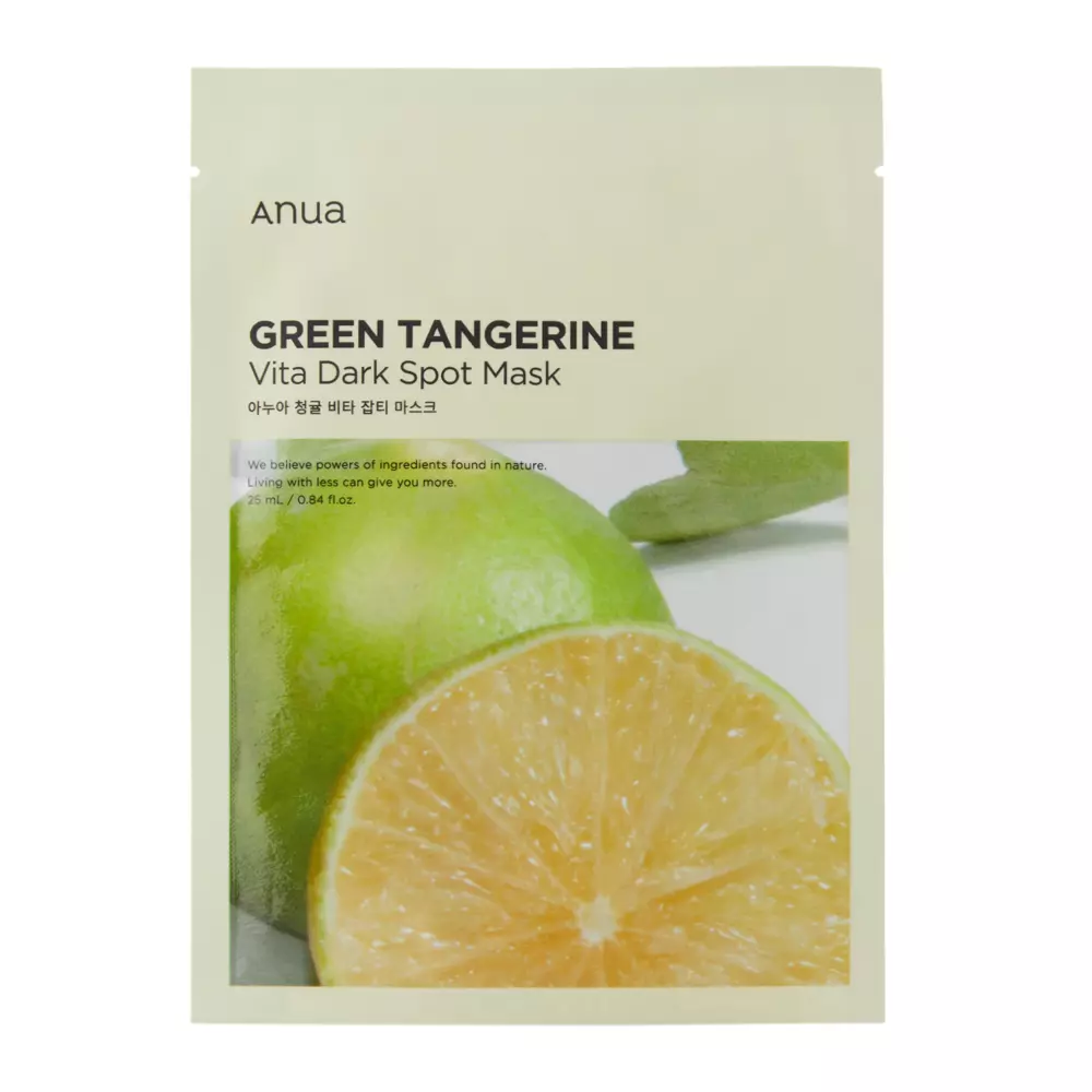 Anua - Green Tangerine Vita Dark Spot Mask - Ragyogtató Fátyolmaszk C-vitaminnal - 25ml
