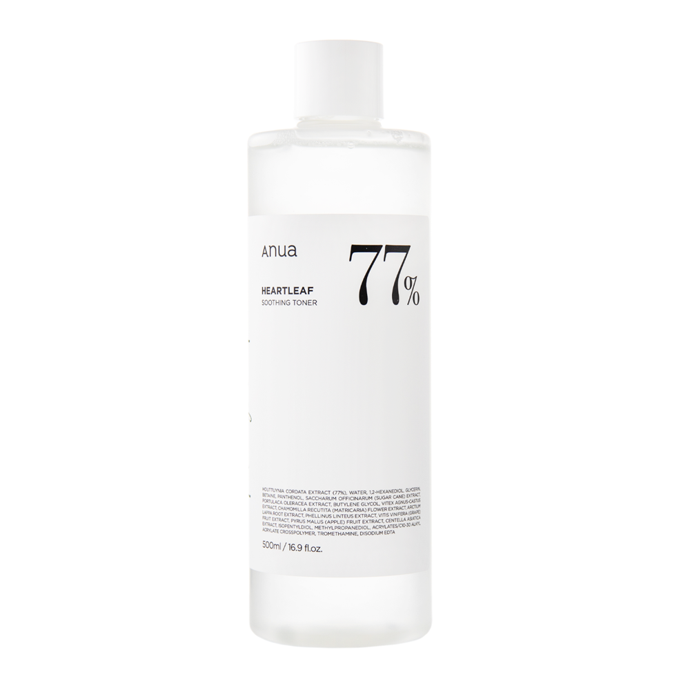 Anua - Heartleaf 77% Soothing Toner - Nyugtató Arctoner - 500ml