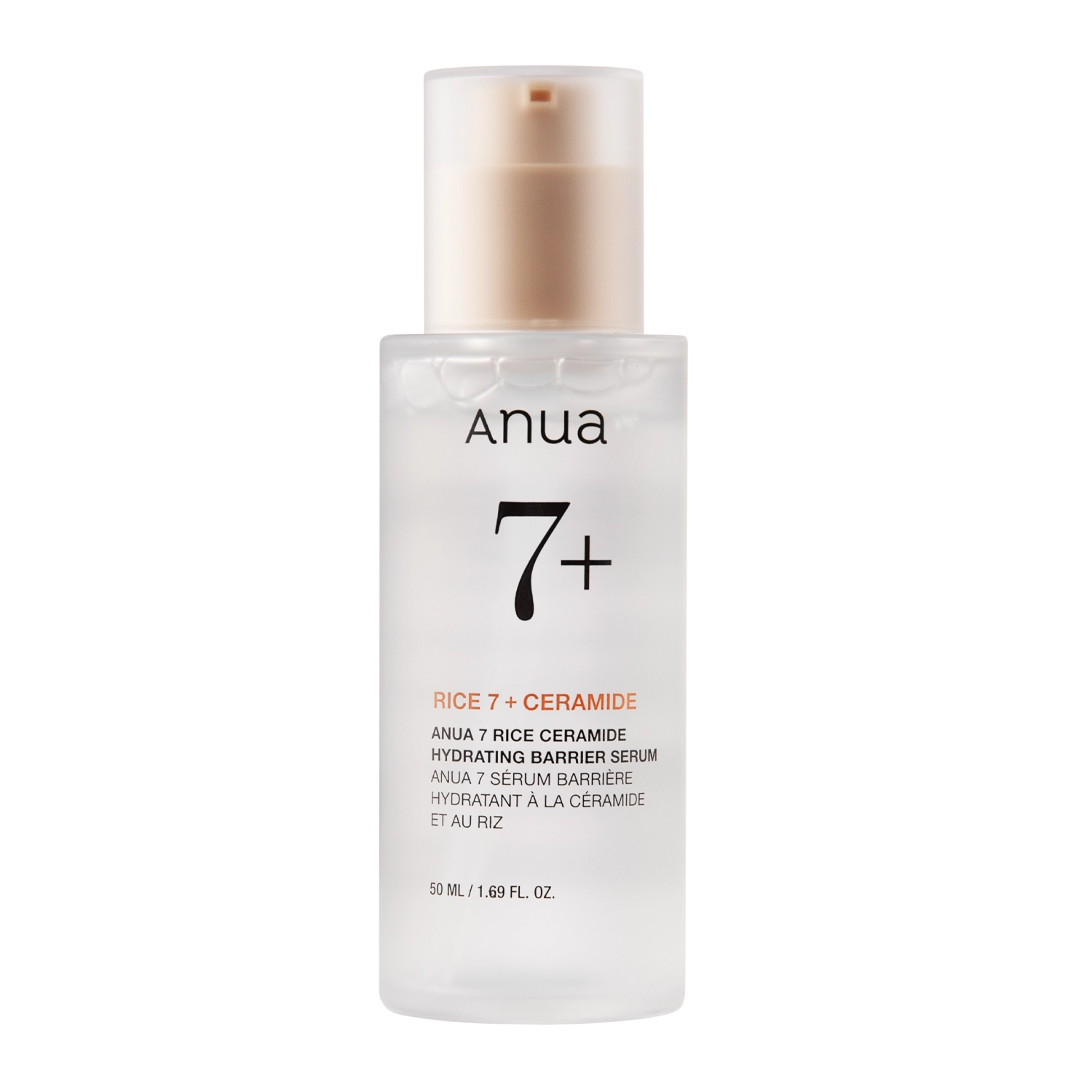 Anua - Rice 7 Ceramide Hydrating Barrier Serum - Világosító Rizs Szérum - 50ml