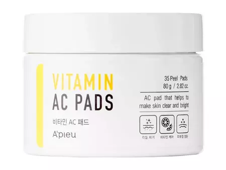 A'pieu - Vitamin AC Pads - Simító Vitaminos Arckorongok - 35szt