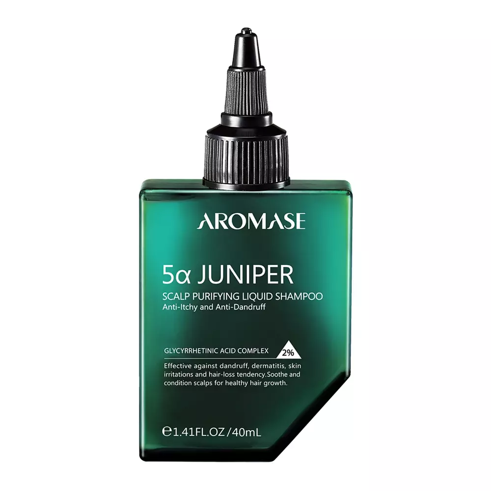 Aromase - 5α Juniper Scalp Purifying Liquid Shampoo - Mélytisztító Sampon - 40ml