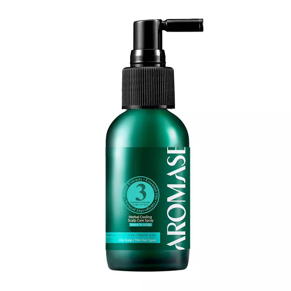 Aromase - Herbal Cooling Scalp Care Spray - Hűsítő Gyógynövényes Fejbőr Spray - 115ml