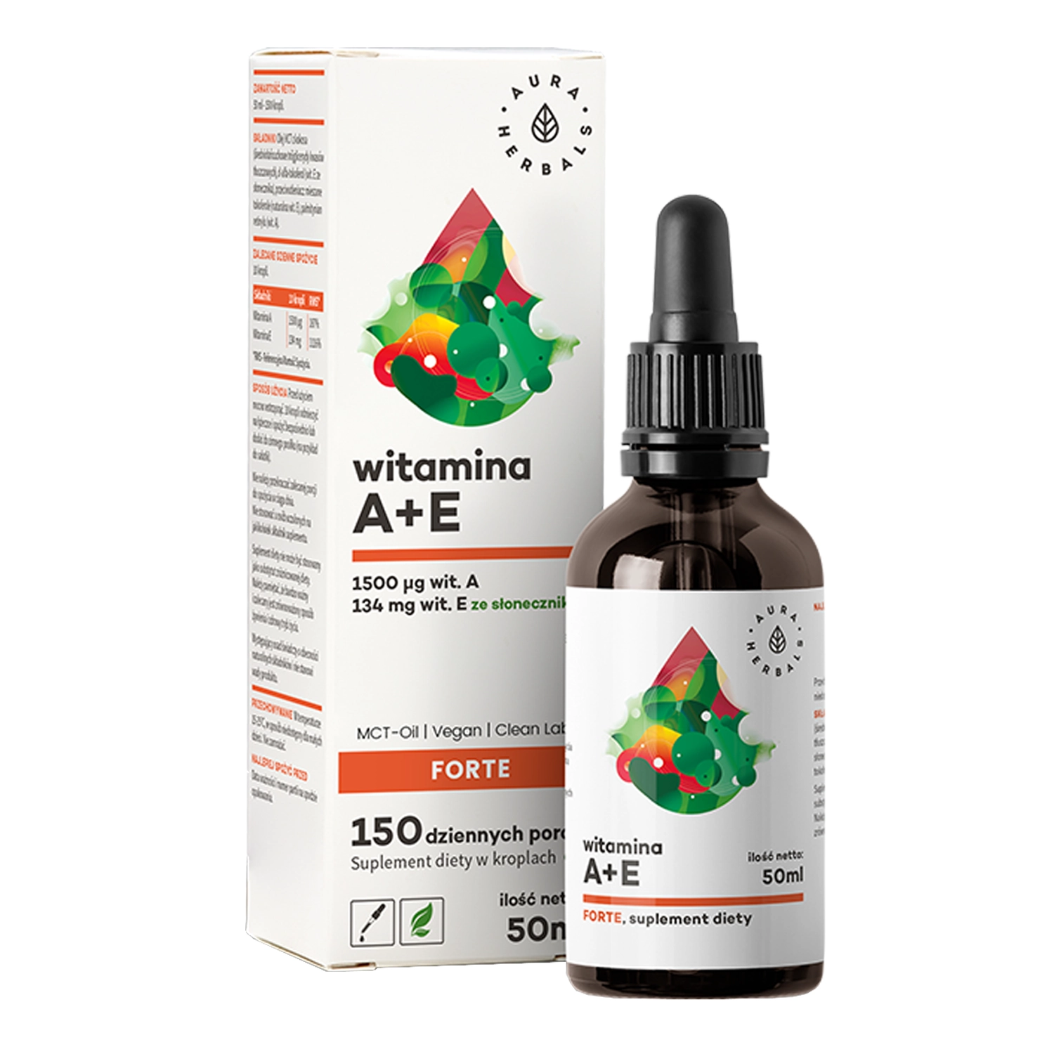 Aura Herbals - A- + E-vitamin - Cseppek - 30ml