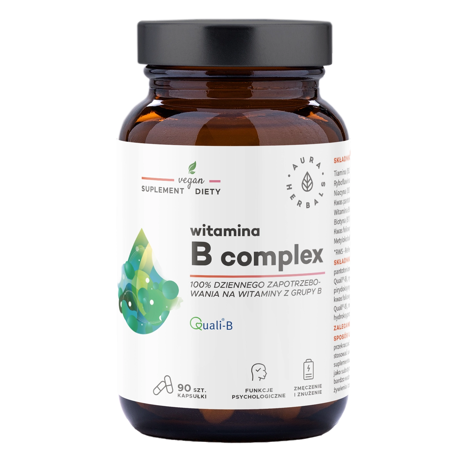 Aura Herbals - B-vitamin Komplex - Kapszula - 90db