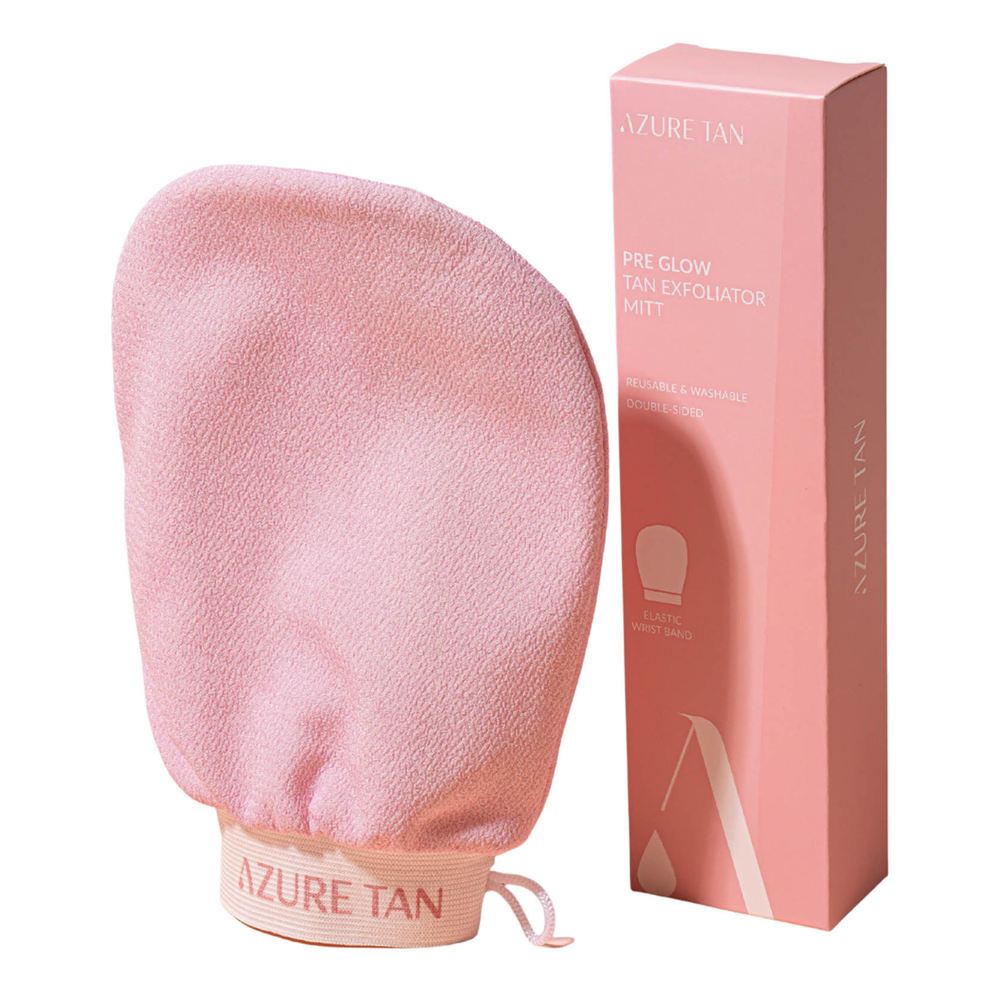 Azure Tan - Pre Glow Tan Exfoliating Mitt - Hámlasztó Kesztyű