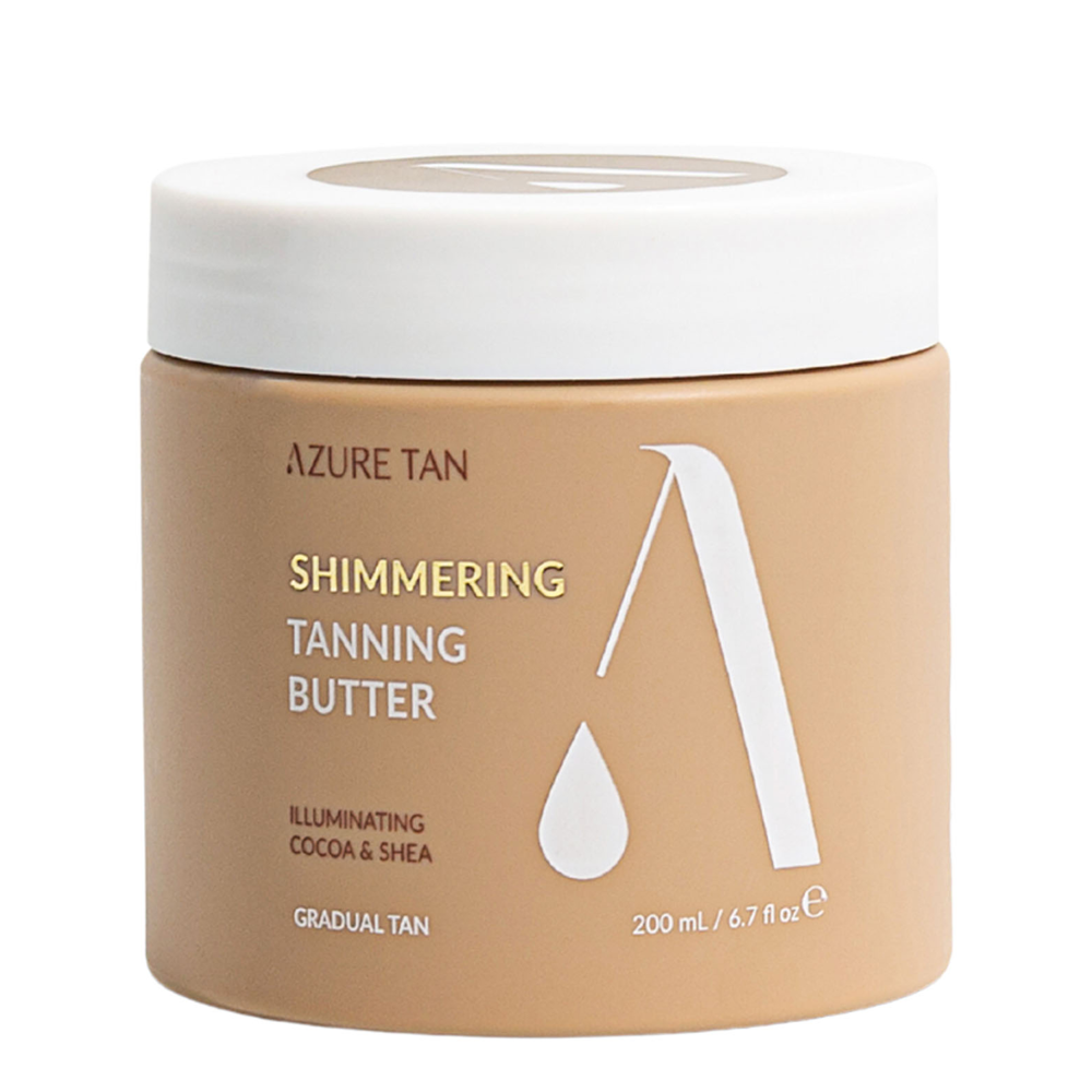 Azure Tan - Shimmering Tanning Butter - Fokozatosan Barnító és Ragyogtató Testvaj - 200ml