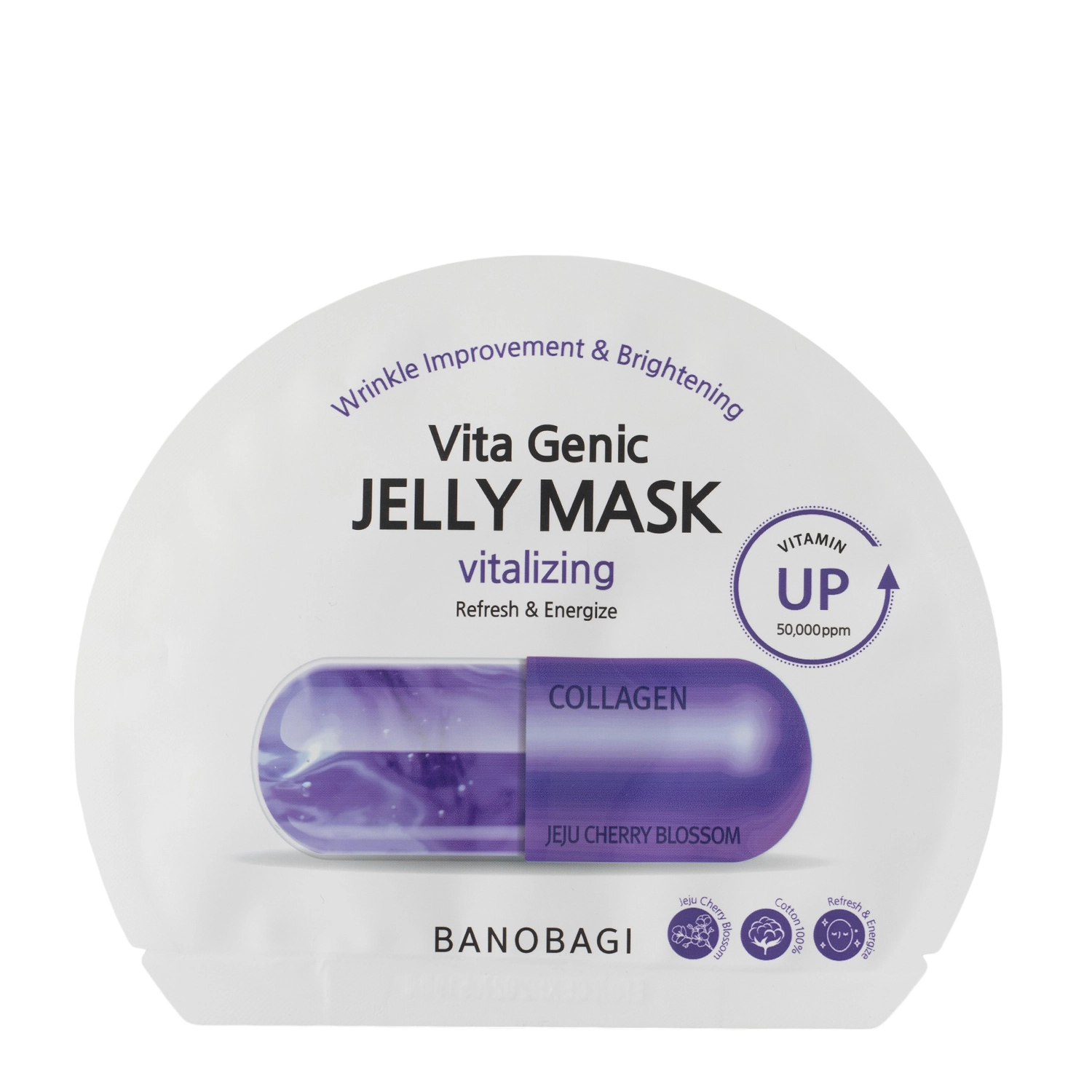 Banobagi - Vita Genic Jelly Mask Vitalizing - Revitalizáló Fátyolmaszk - 1db/30g 