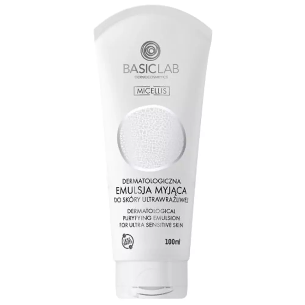 BasicLab - Micellis - Bőrgyógyászati Arctisztító Emulzió Nagyon Érzékeny Bőrre - 100ml