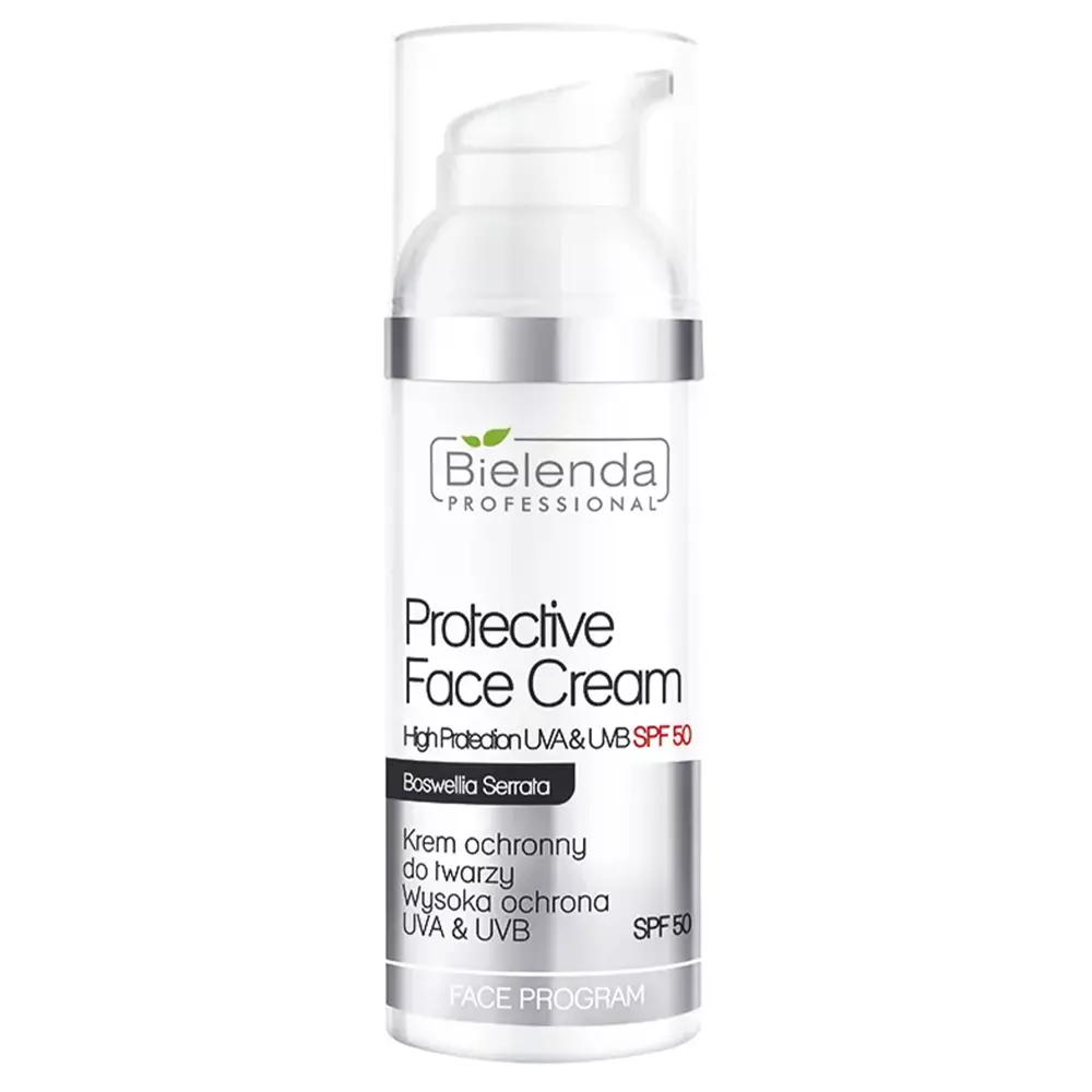 Bielenda Professional - Face Program - Protective Face Cream SPF50 - Fényvédő Krém - 50ml