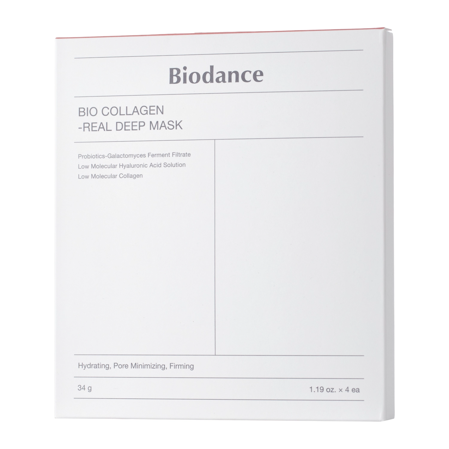 Biodance - Bio-Collagen Real Deep Mask Set - Feszesítő Kollagénes Fátyolmaszmaszk Szett - 4db/34g