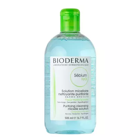 Bioderma - Sebium H2O - Antibakteriális Micellás Folyadék Pattanásos Bőrre - 500ml