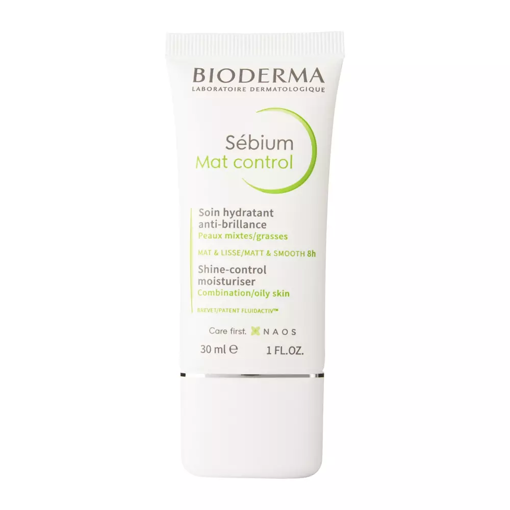 Bioderma - Sebium Mat Control - Mattító és Hidratáló Krém Kombinált és Zsíros Bőrre - 30ml