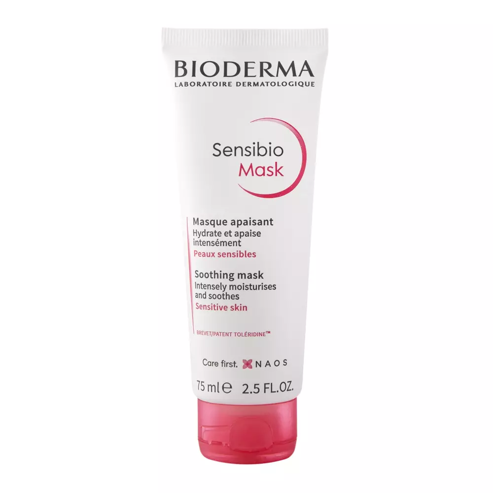 Bioderma - Sensibio Mask - Intenzíven Hidratáló és Nyugtató Maszk Érzékeny Bőrre - 75ml