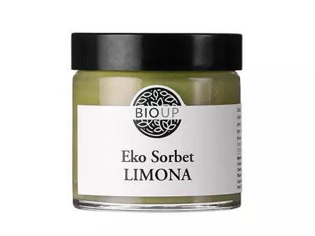 Bioup - Eko Sorbet Limona - Szabályozó olajkrém kenderrel, nyírfával és lime-mal - 60ml
