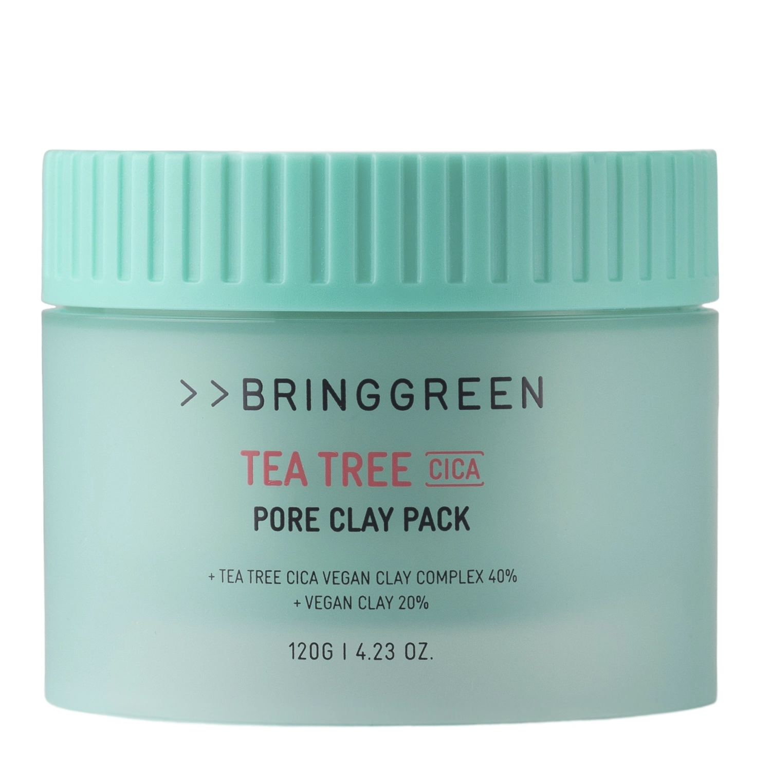 Bring Green - Tea Tree Cica Pore Clay Pack - Arctisztító Agyagmaszk - 120g