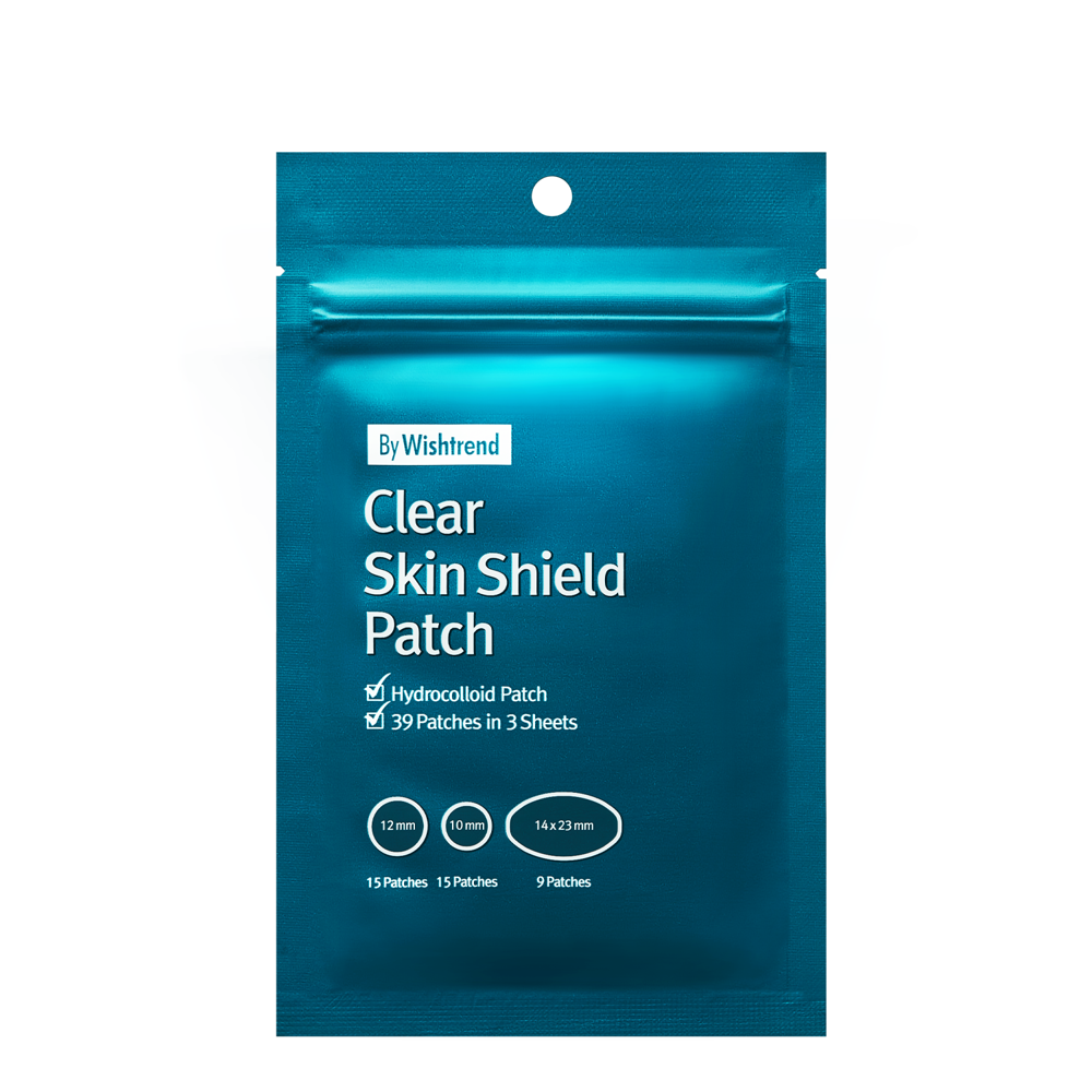 By Wishtrend - Clear Skin Shield Patch - Hidrokolloid Tapaszkák Bőrhibák Ellen - 39db.