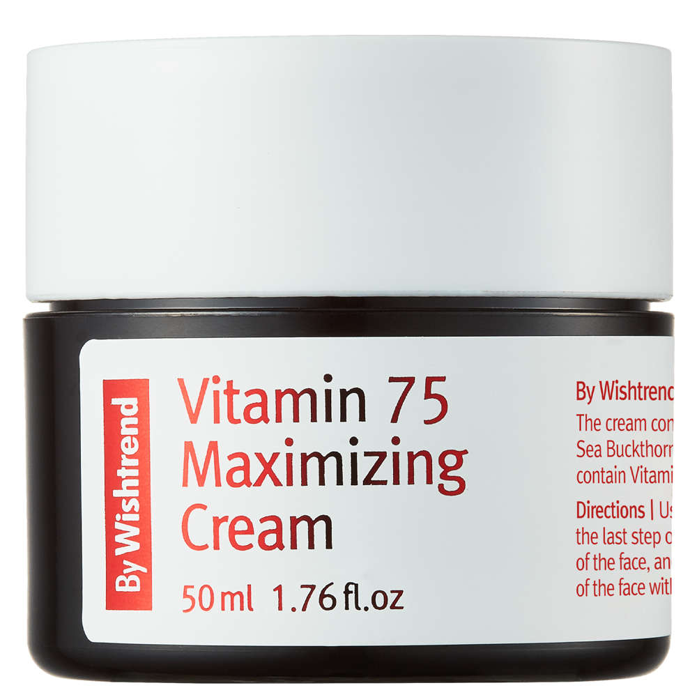 By Wishtrend - Vitamin 75 Maximizing Cream - Fiatalító Arckrém Homoktövis-kivonattal - 50ml