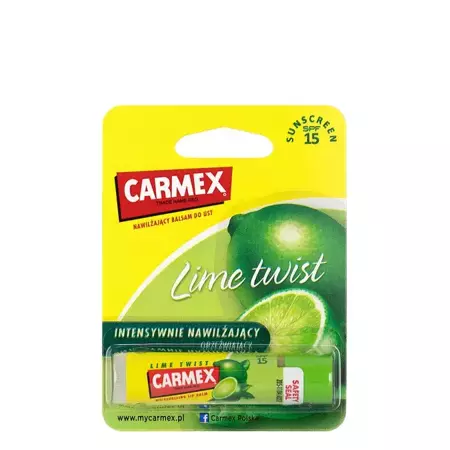 Carmex - Moisturizing Lip Balm - Hidratáló Ajakbalzsam Stift - Lime - 4,25g