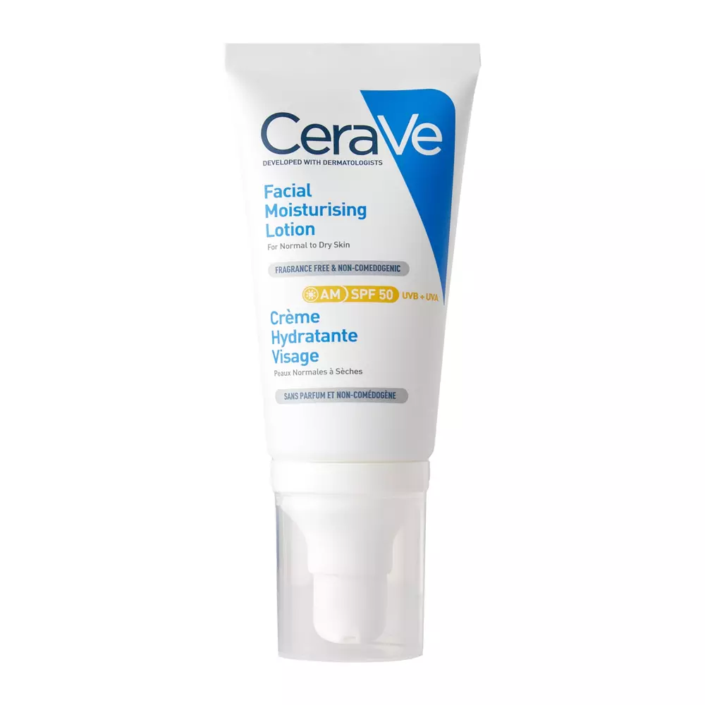 CeraVe - Hidratáló Fényvédő Krém SPF50 - 52ml