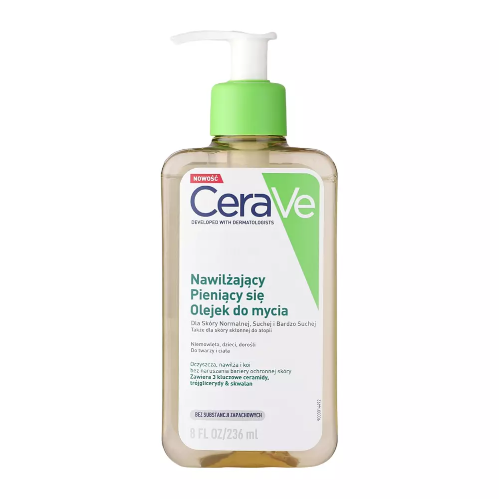 CeraVe - Hidratáló és Tisztító Hatású Habzó Olaj - 236ml