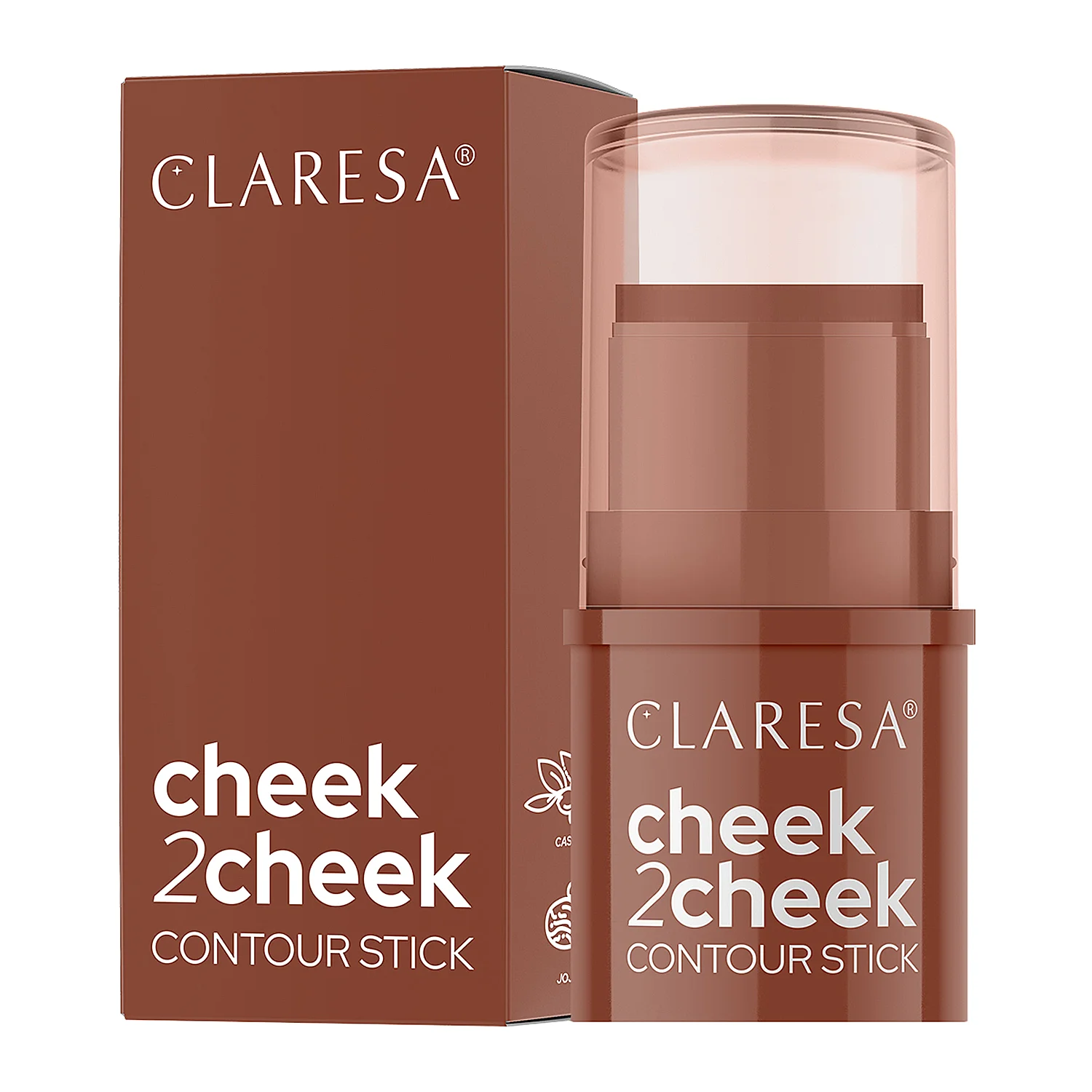 Claresa - Cheek 2 Cheek - Bronzosító Stift - 02 Milk Choco - 6g