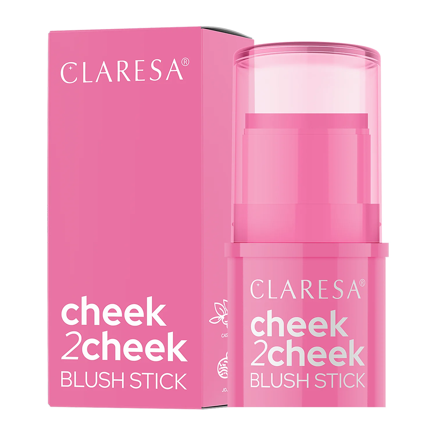 Claresa - Cheek 2 Cheek - Pirosító Stift - 01 Candy Pink - 6g