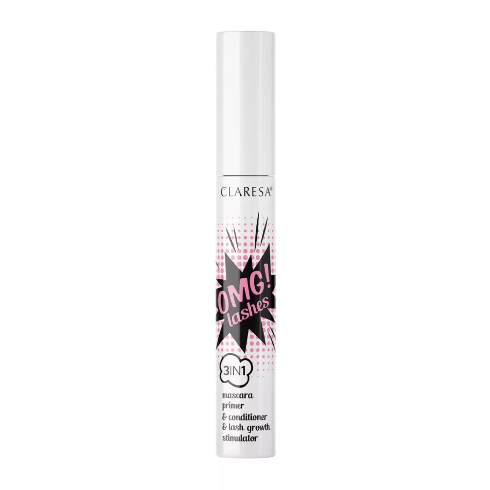 Claresa - OMG Lashes! - 3 az 1-ben Szempilla Primer, Kondicionáló, Növekedés Aktivátor - 10g