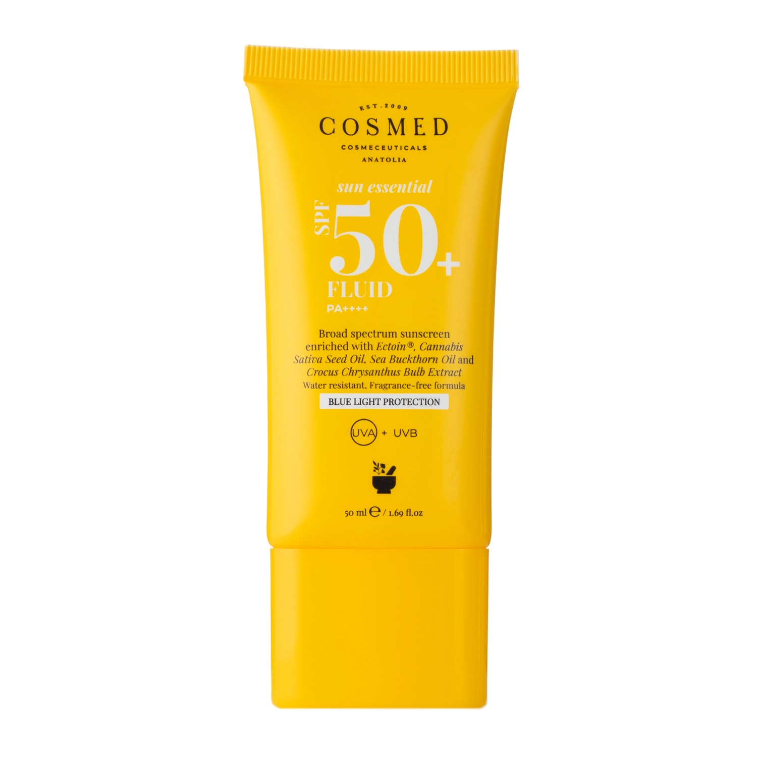 Cosmed - Sun Essential Fluid SPF 50+PA++++ - Napvédő Arc Lotion - 50ml