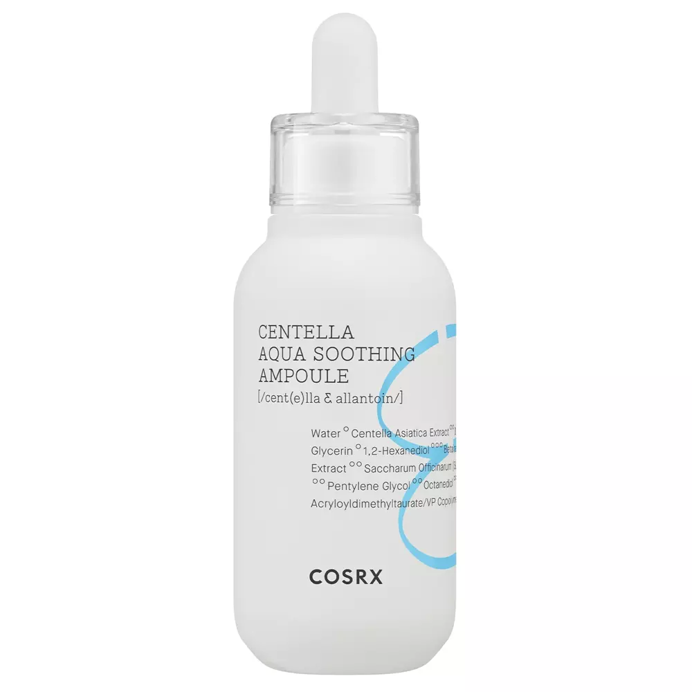 Cosrx - Hydrium Centella Aqua Soothing Ampoule - Hidratáló Ampulla Érzékeny Bőrre - 40ml