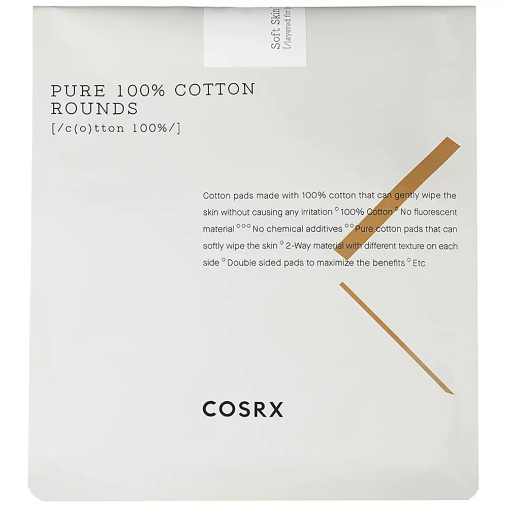 Cosrx - Pure 100% Cotton Rounds - Puha Kerek Vattakorongok - 80db