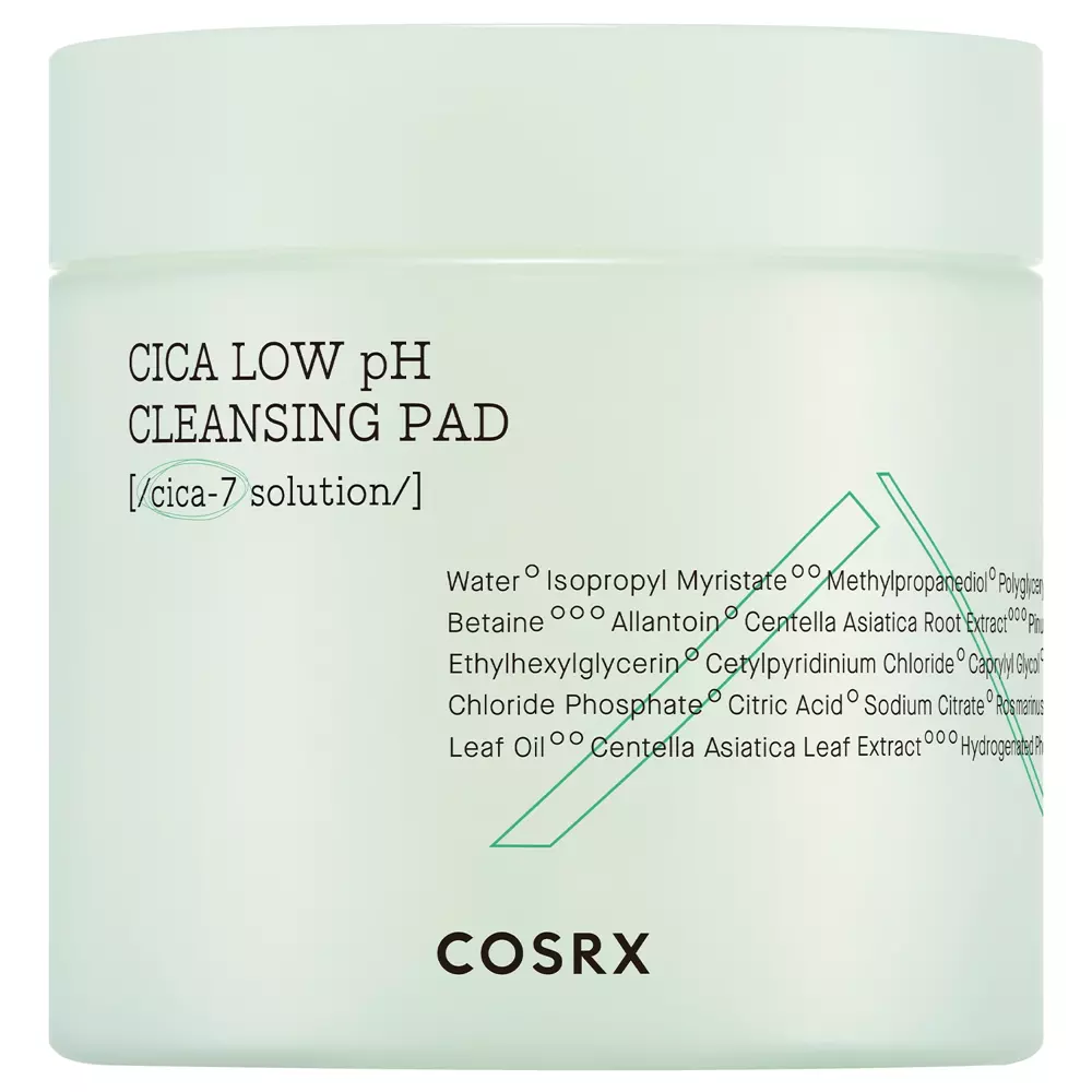 Cosrx - Pure Fit Cica Low pH Cleansing Pad - Arctisztító Korongok - 100db.