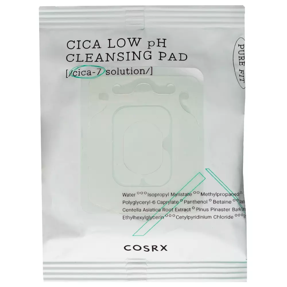 Cosrx - Pure Fit Cica Low pH Cleansing Pad - Arctisztító Korongok - 30db