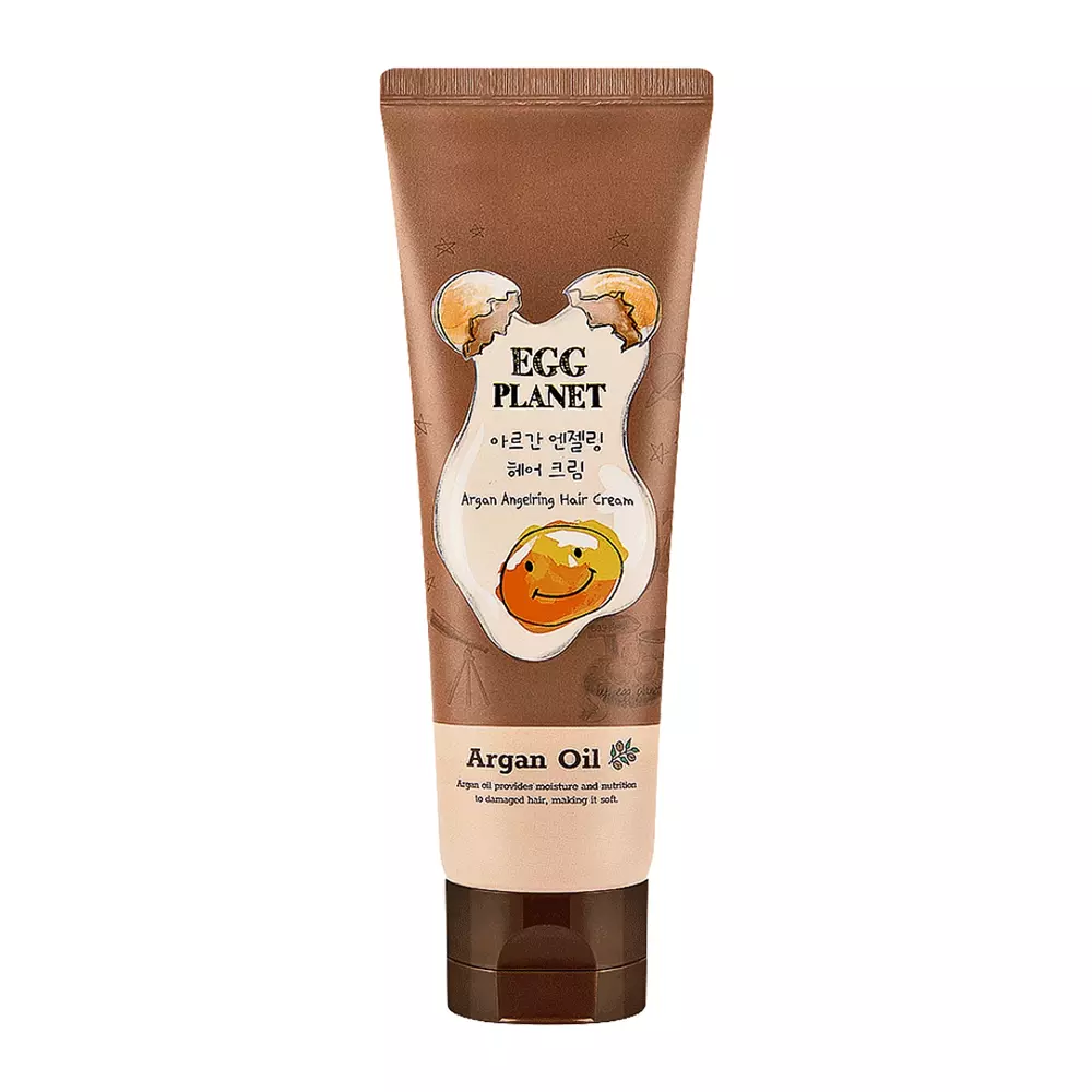 Daeng Gi Meo Ri - Egg Planet Argan Angeling Hair Cream - Revitalizáló Argánolajkrém Károsodott Hajra - 120ml