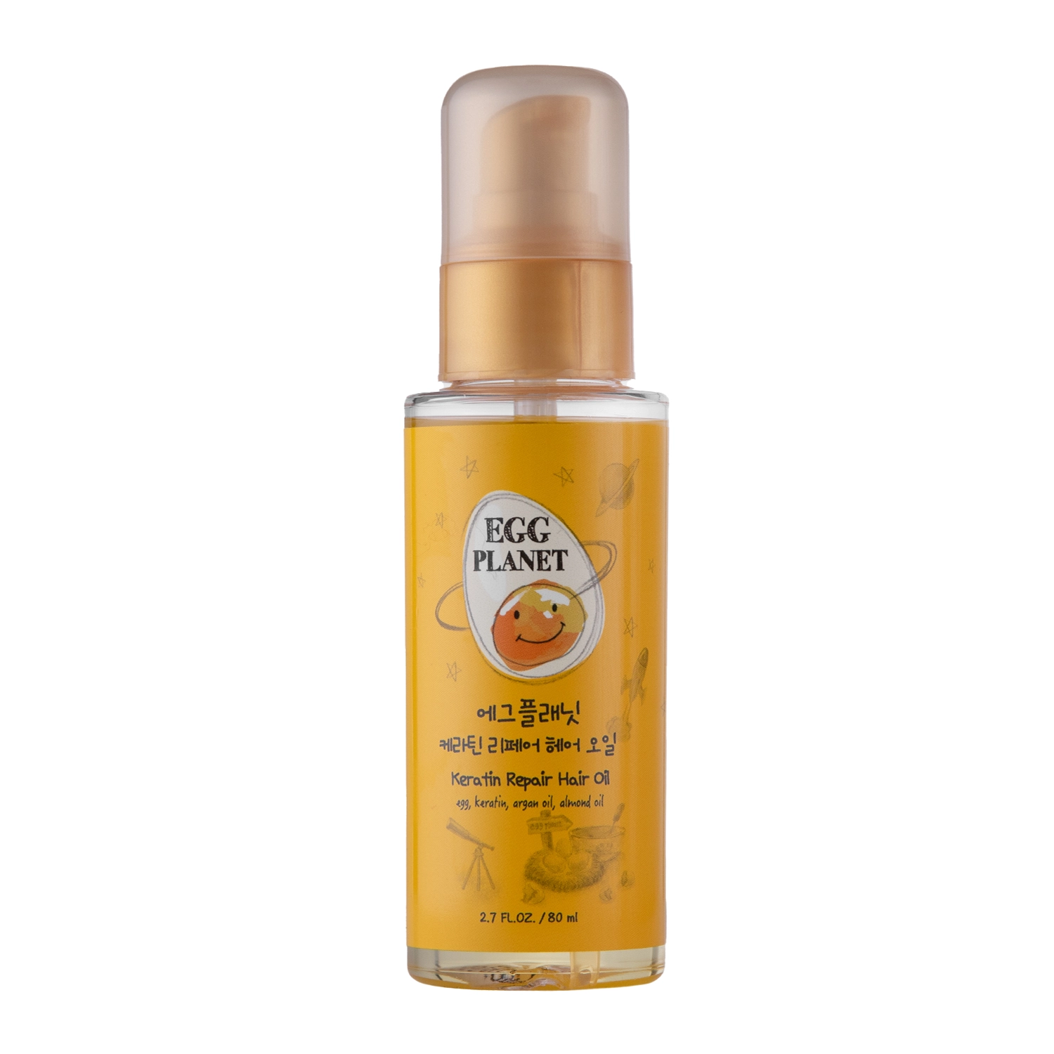 Daeng Gi Meo Ri - Egg Planet Keratin Repair Hajolaj - Revitalizáló Hajolaj Keratinnal - 80ml