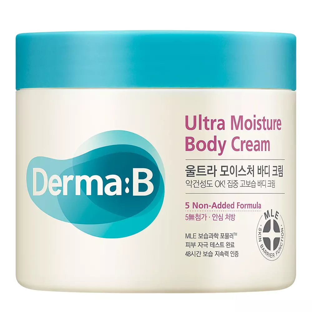 Derma:B - Ultra Moisture Body Cream - Intenzív Hidratáló Testápoló Krém - 430ml