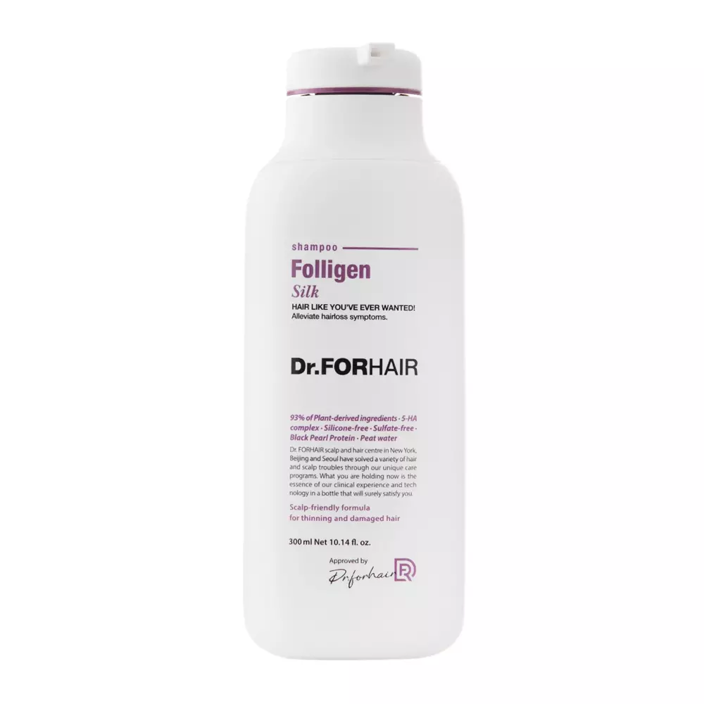 Dr.Forhair - Folligen Silk Shampoo - Sampon Töredezett Hajra - 300ml 