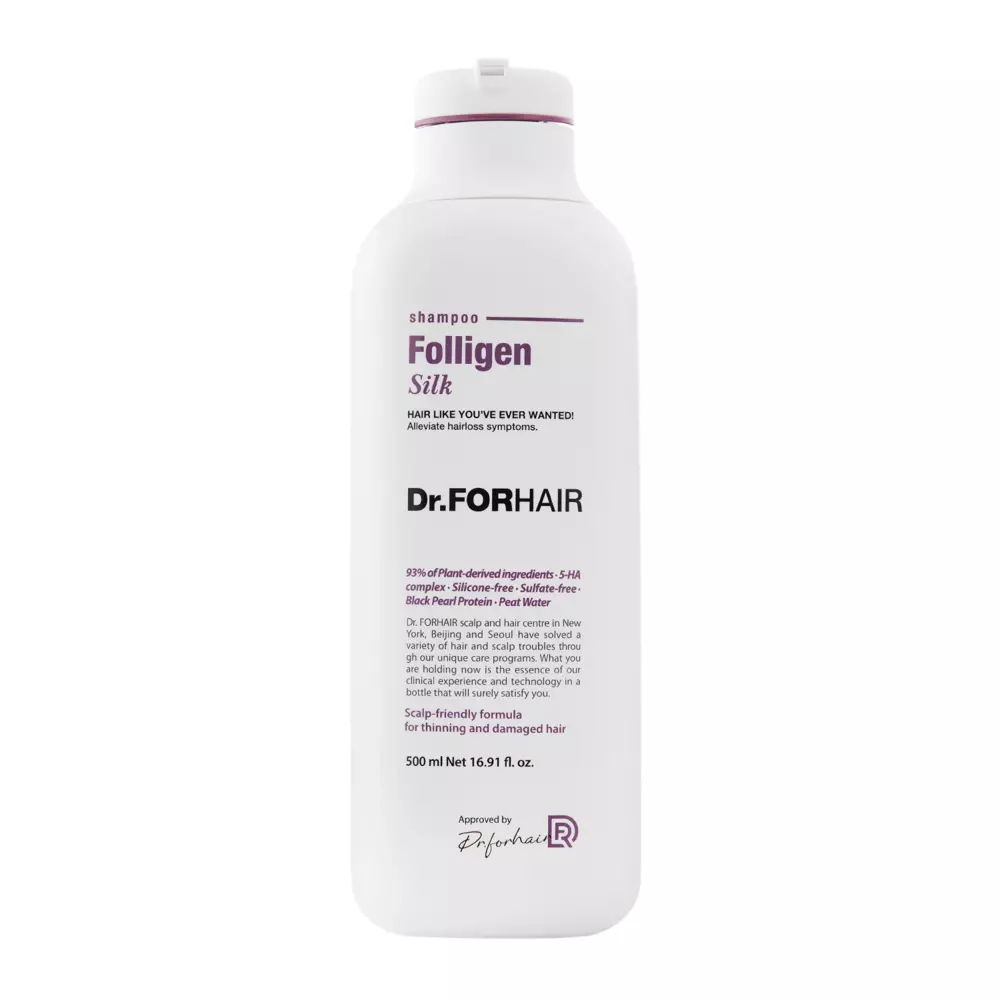 Dr.Forhair - Folligen Silk Shampoo - Sampon Töredezett Hajra - 500ml 