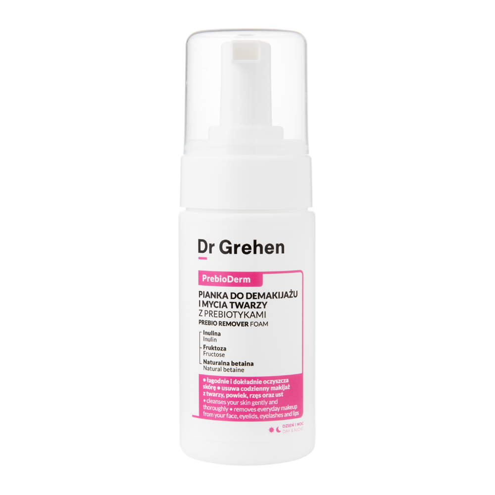 Dr Grehen - PrebioDerm - Prebio Remover Foam - Sminklemosó és Arctisztító Hab Prebiotikumokkal - 100ml