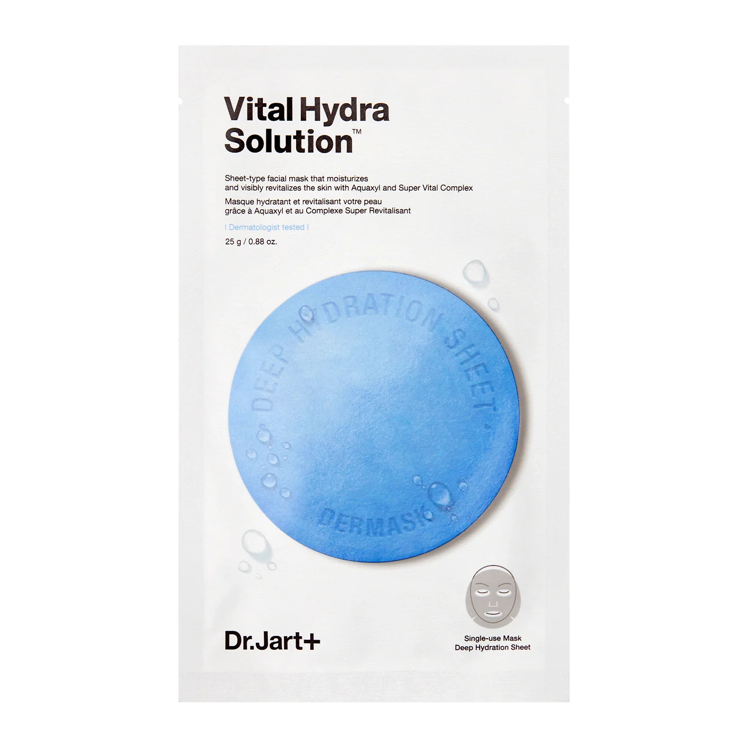 Dr.Jart+ - Dermask Water Jet Vital Hydra Solution - Hidratáló Maszk - 25g