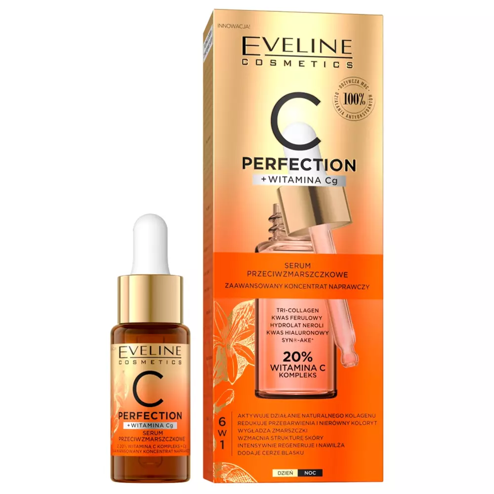Eveline Cosmetics - C Perfection - Erősen Fiatalító Ránctalanító Szérum - 18ml