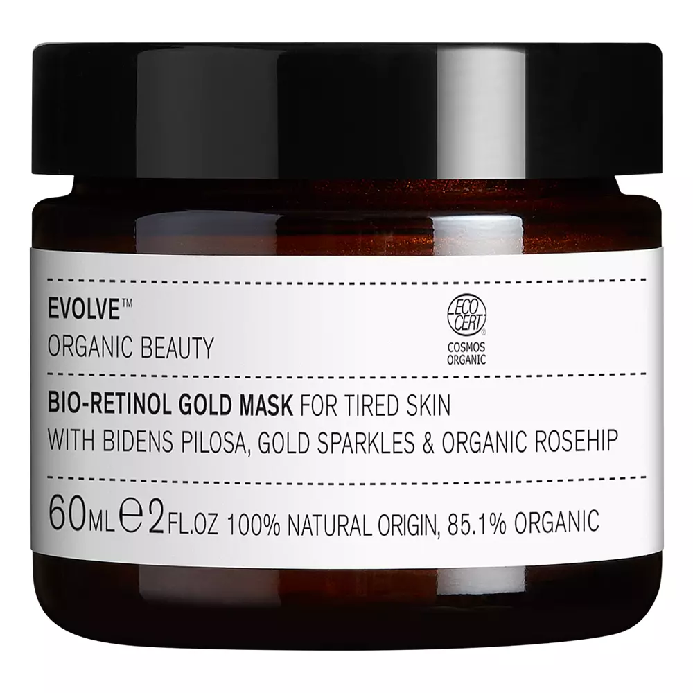 Evolve Organic Beauty - Bio-Retinol Gold Mask - Arany Arcmaszk Bio-Retinollal - 60ml