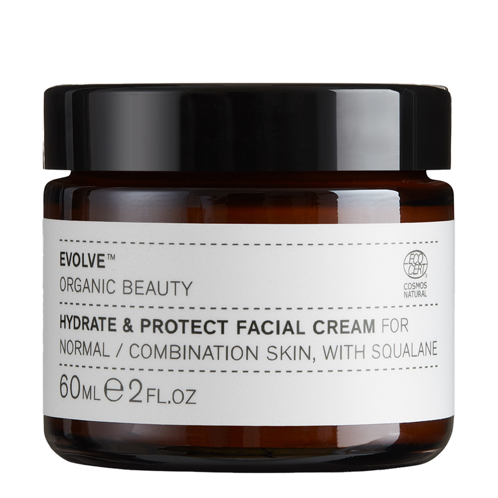 Evolve Organic Beauty - Hydrate and Protect Facial Cream - Organikus Krém Szkvalánnal - 60ml