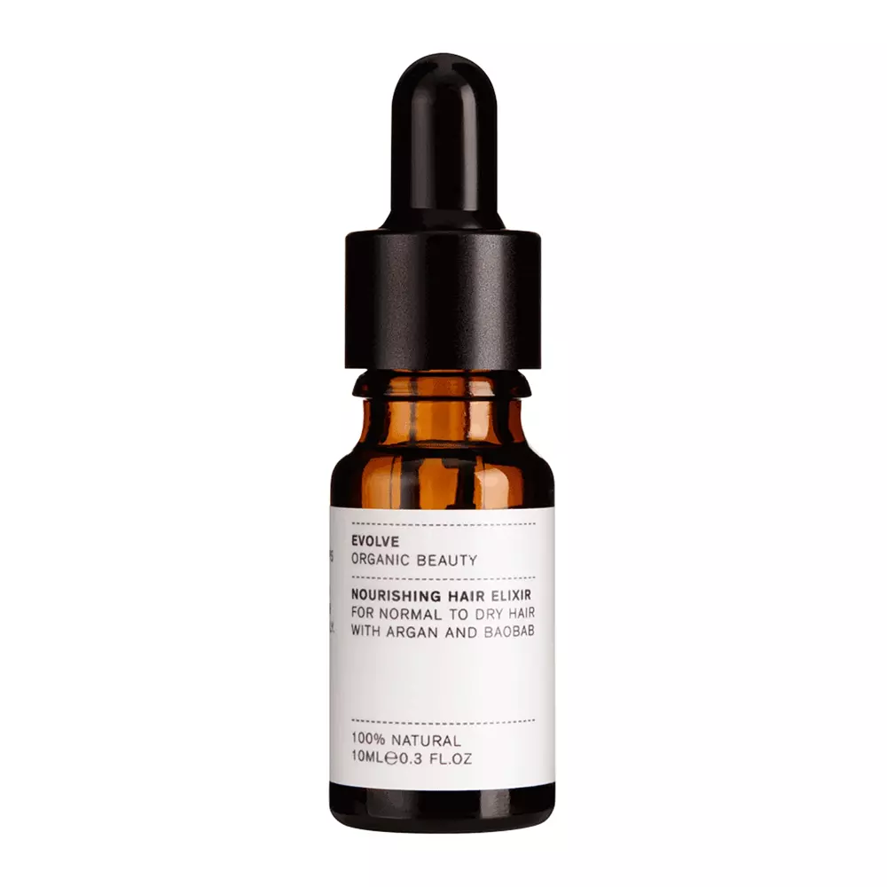 Evolve Organic Beauty - Nourishing Hair Elixir - Hajszérum Argán- és Monoi Olajjal - 10ml