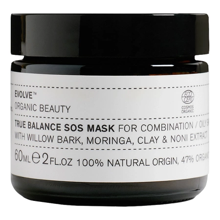 Evolve Organic Beauty - True Balance SOS Mask - Pórusszűkítő Agyagmaszk - 60ml