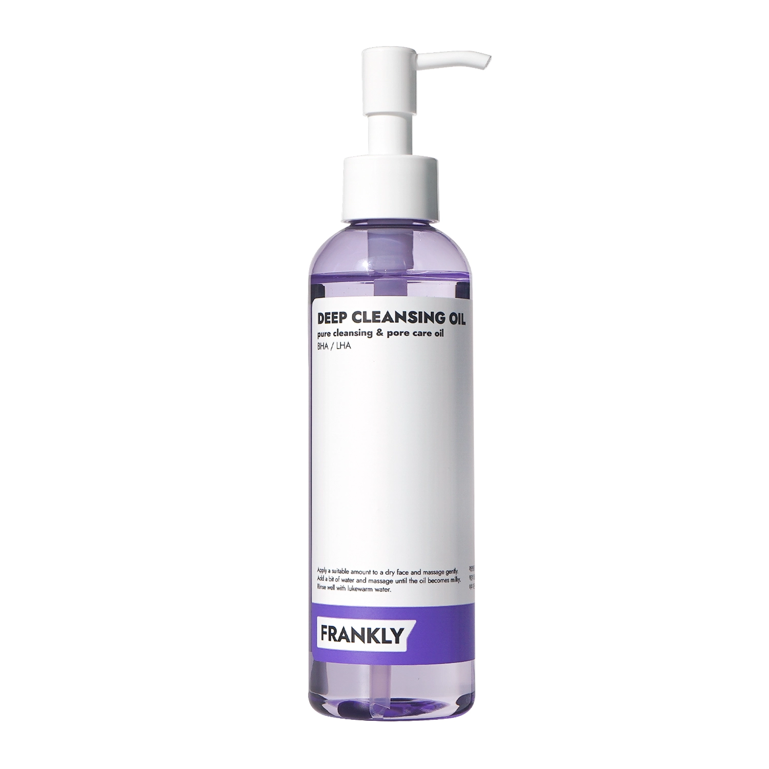 Frankly - Deep Cleansing Oil - Sminkeltávolító olaj BHA és LHA savakkal - 200ml