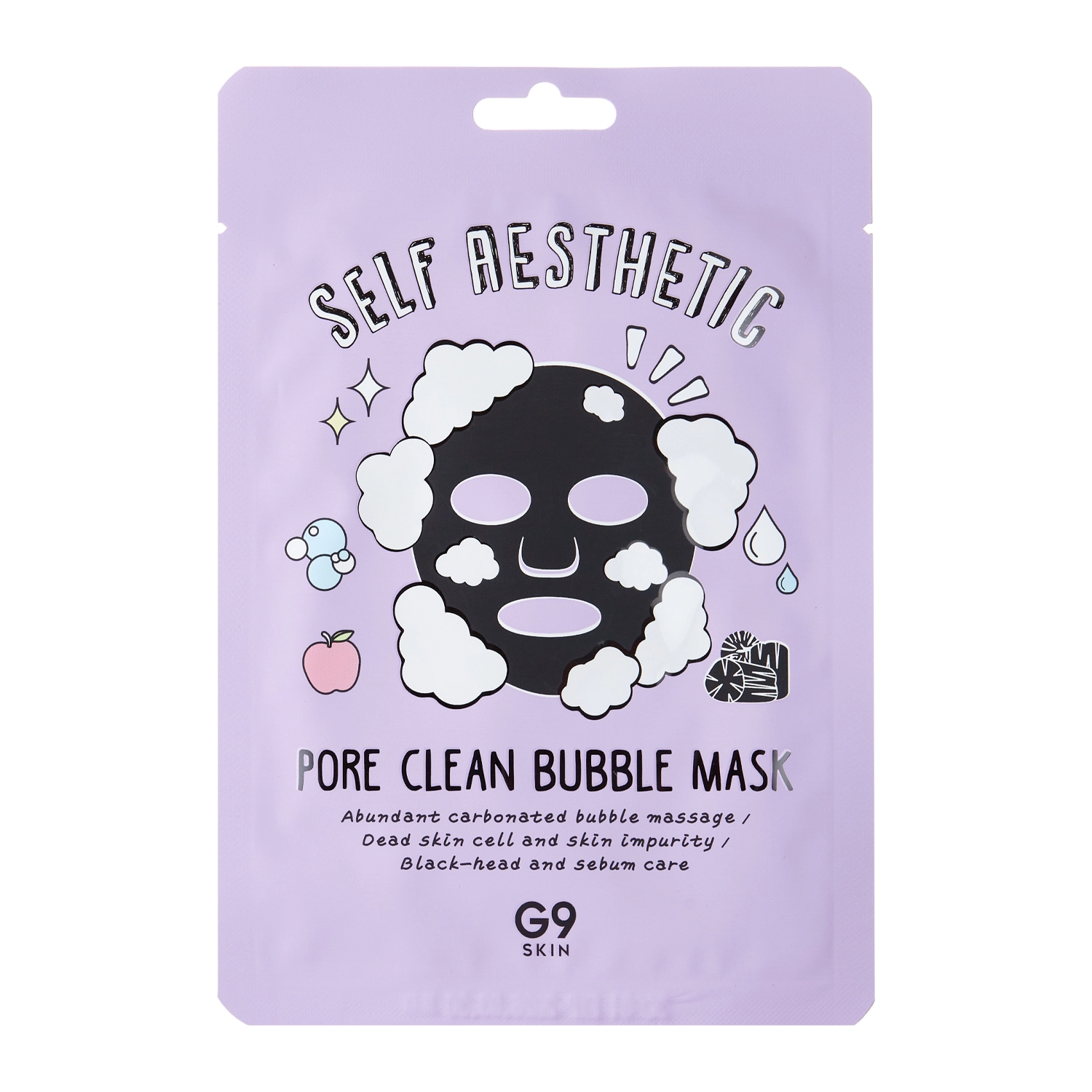 G9Skin - Self Aesthetic Pore Clean Bubble Mask - Habzó Tisztító Maszk - 23ml/1db