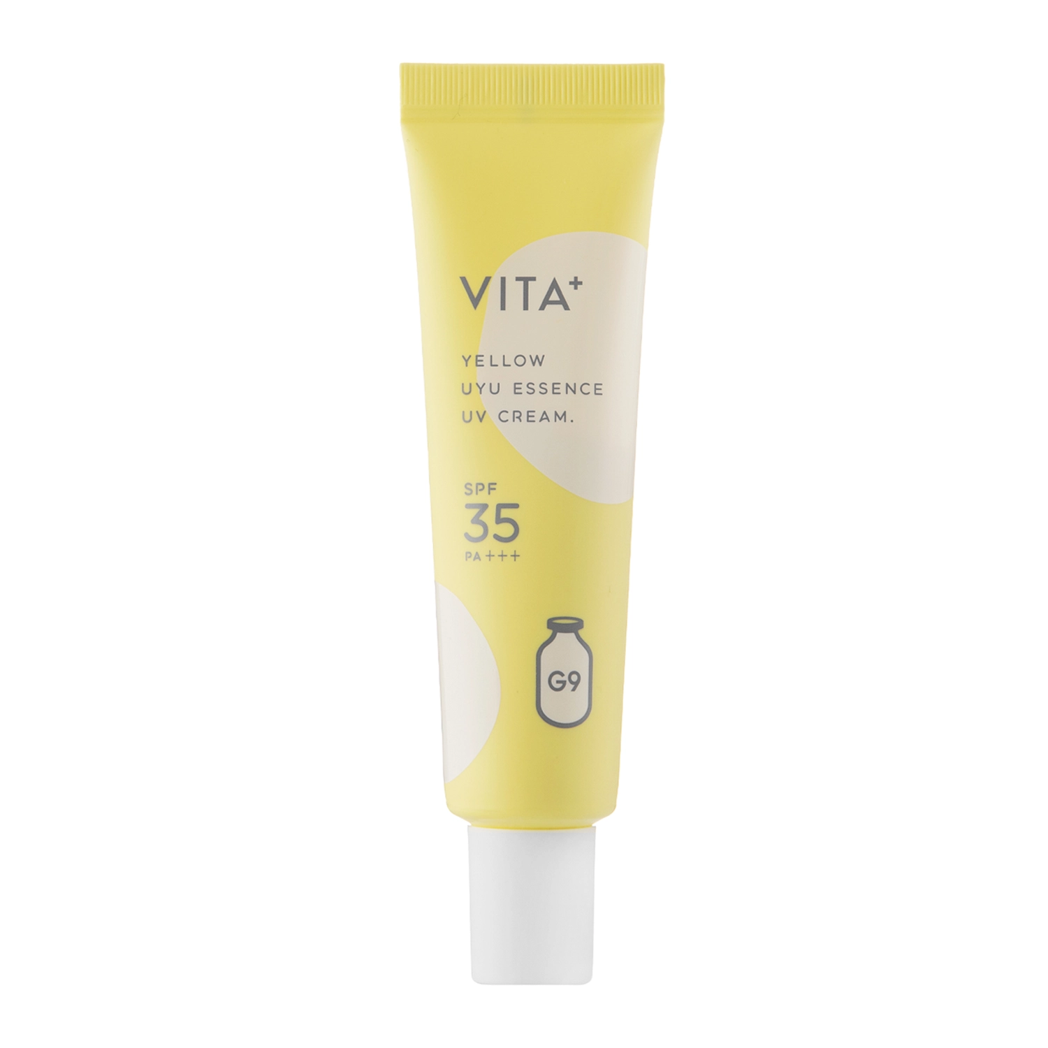 G9Skin - UYU Essence UV Cream Vita Yellow SPF35/PA+++ - Revitalizáló és Bőrkiegyenlítő Fényvédő Krém - 40g